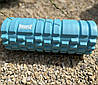 Масажний ролик (роллер) PowerPlay 4025 Massage Roller Синій (33x14см.), фото 6