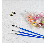 Картина Розфарбування по номерах Могутній лев 40х50см Картини в цифрах за номерами леви малювати по цифрах Strateg SY6755, фото 6