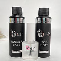 АКЦІЯ !!! Топ Mein 100мл + База  Mein 100мл +  Праймер безкислотний Mein  13 мл