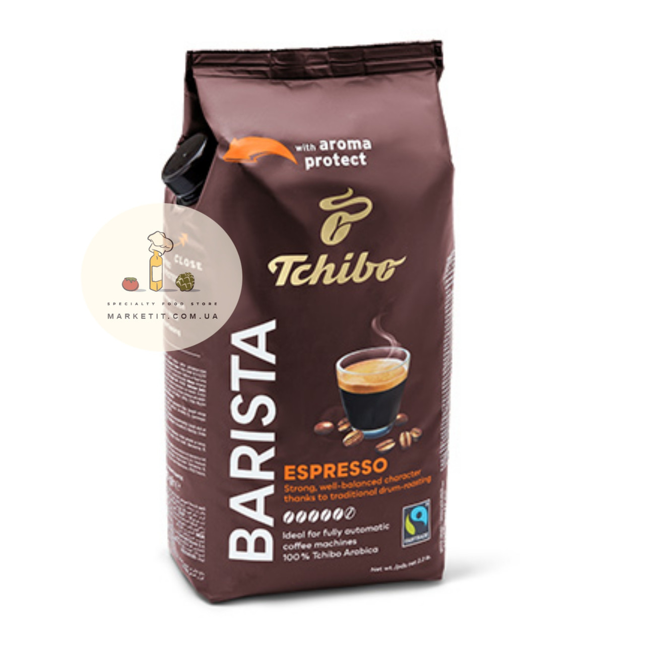 Кофе в зернах Tchibo Barista Espresso 100% Арабика 1 кг.