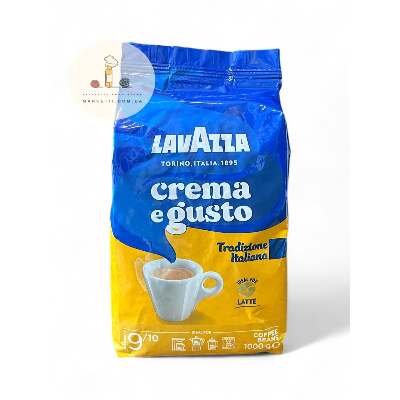 Кава в зернах Lavazza Crema e Gusto Tradizione Italiana, Італія 1 кг., фото 1