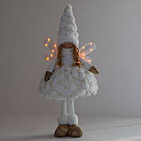 М'яка фігурка з підсвіткою "Сніжна фея", 44 см, фото 2