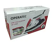 Портативна парова праска з керамічною підошвою 2200Вт Operatec OP-1005 Праска з функцією відпарювання, фото 2