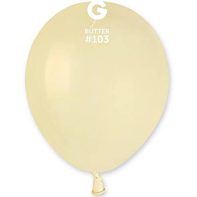 Gemar 5"/103  Пастель кремовый Butte Латексные шары  Мін.замовлення 10 шт