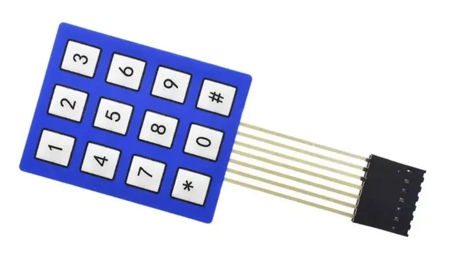 Клавіатура 3х4 12 клавіш Arduino, пін клавіатура