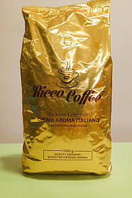 Кава Ricco Coffee Crema Aroma Italiano 1 кг зернова