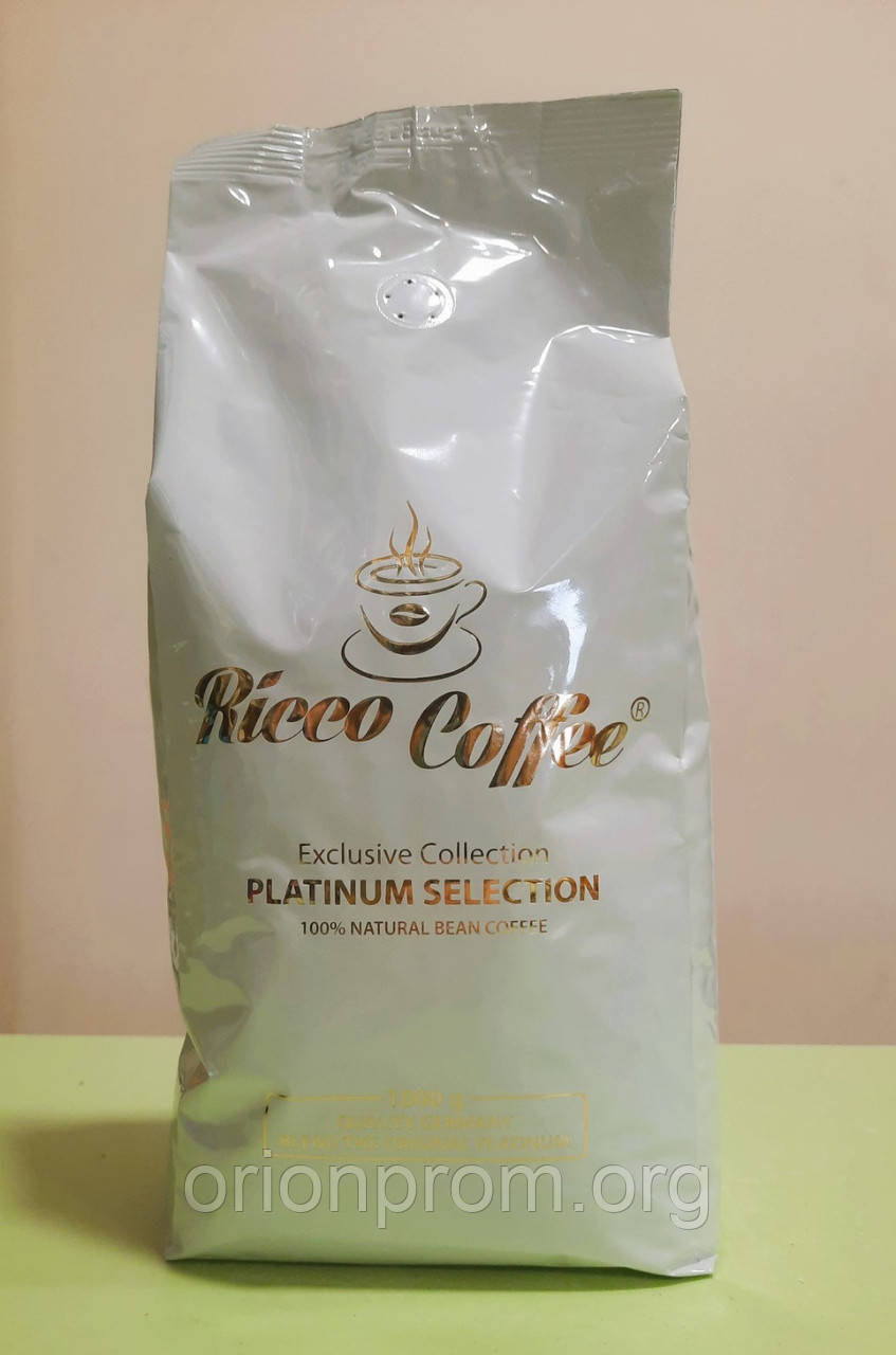 Кава Ricco Coffee Platinum Selection 1 кг зернова