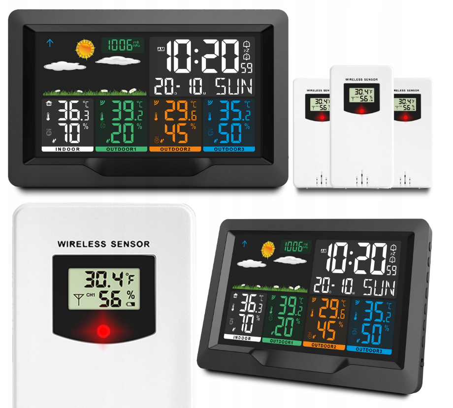 Метеостанція BERDSEN BD-904 Black (390400)