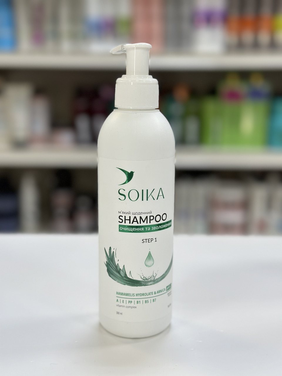 Мʼякий щоденний шампунь для волосся Soika 300мл