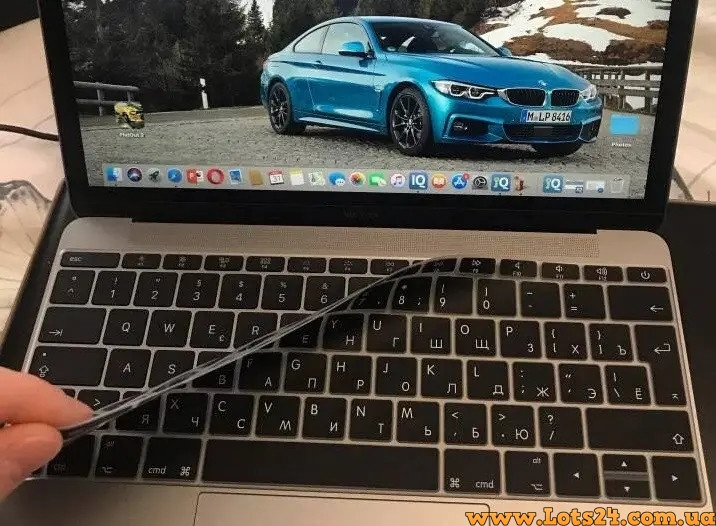 Силіконова накладка на клавіатуру макбук Macbook Pro Retina Air з російськими буквами наклейки для ноутбука силікон UK EU