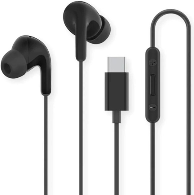 Навушники дротові з конектором Type-C Xiaomi Earphones (BHR8930GL) чорні, фото 1