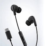 Навушники дротові з конектором Type-C Xiaomi Earphones (BHR8930GL) чорні, фото 3