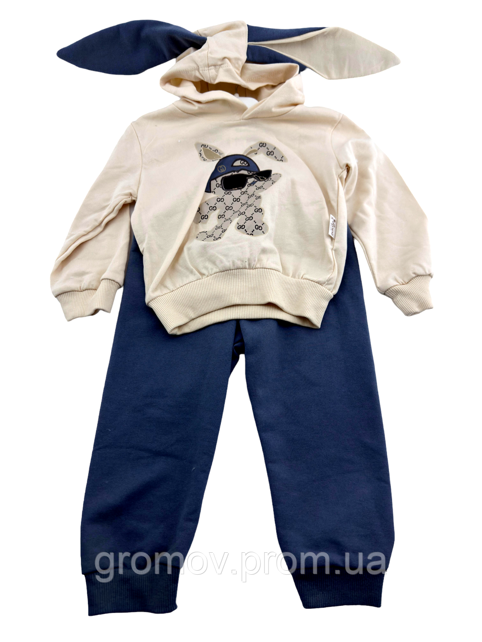 Костюм 9, 12, 18, 24 місяці Туреччина костюм для новонародженого набору на дівчинку бежевий (КДН174), фото 1