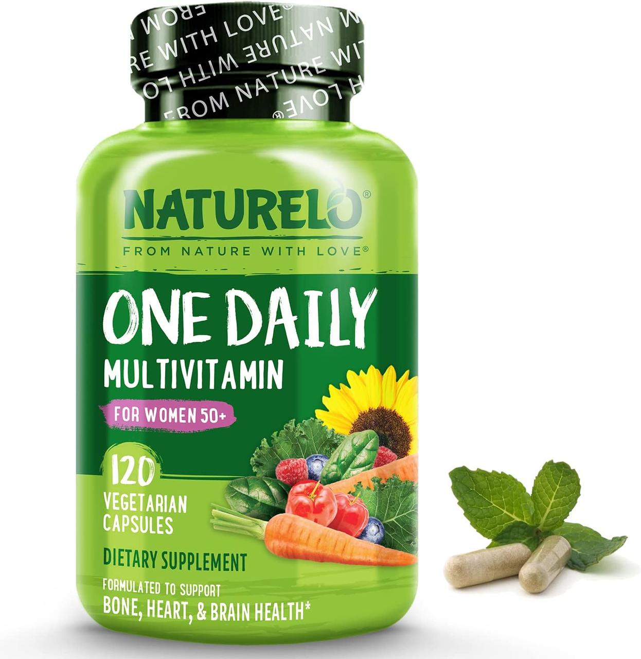 NATURELO One Daily Multivitamin for Women 50+ 120 капсул