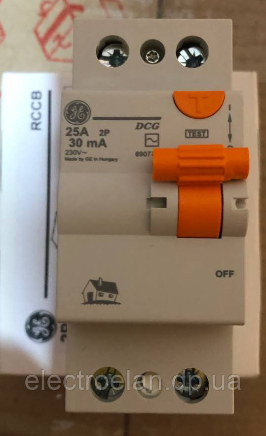 УЗО DCG225/030 2P, AC, фото 1