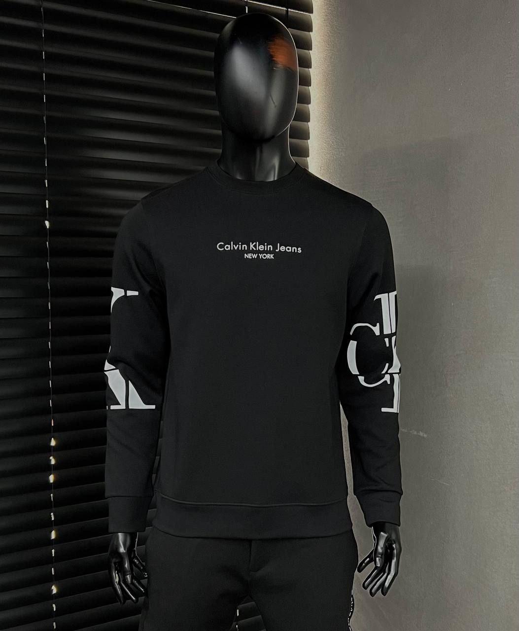 Чоловіча кофта світшот Calvin Klein CK8512 чорна
