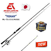 Спиннинговое удилище Azura '24 Kinetik 9'2"ML 2.8м 5-24г. Torаy. Япония.