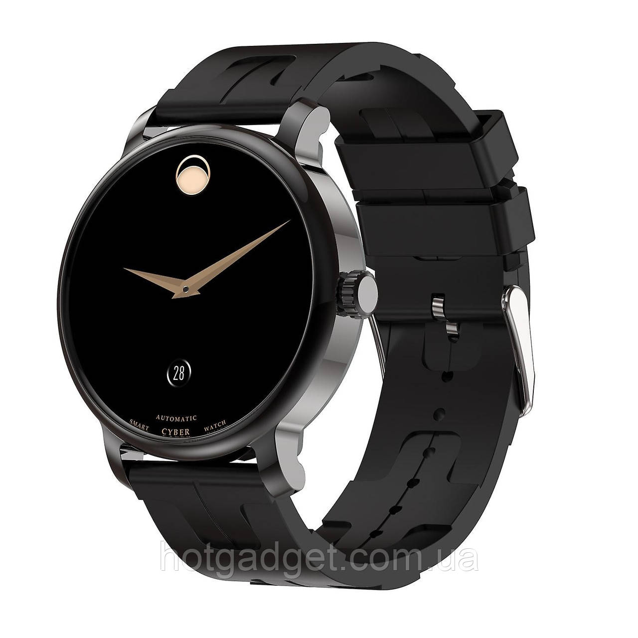 Смарт-годинник LEMFO LF35 Black (пульсометр, кисень у крові, дзвінки)