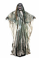 Лялька "Череп" 1.5 м підвісна (сміх, рухається, горять очі) декорація на хеллоуїн