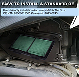 Очисник повітряного фільтра мотоцикла 17220KZZ900 для Honda CRF250L CMX500 Rebel HFA1215, фото 2