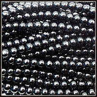 Перли керамічний 4 мм чорний (210-230 шт.)
