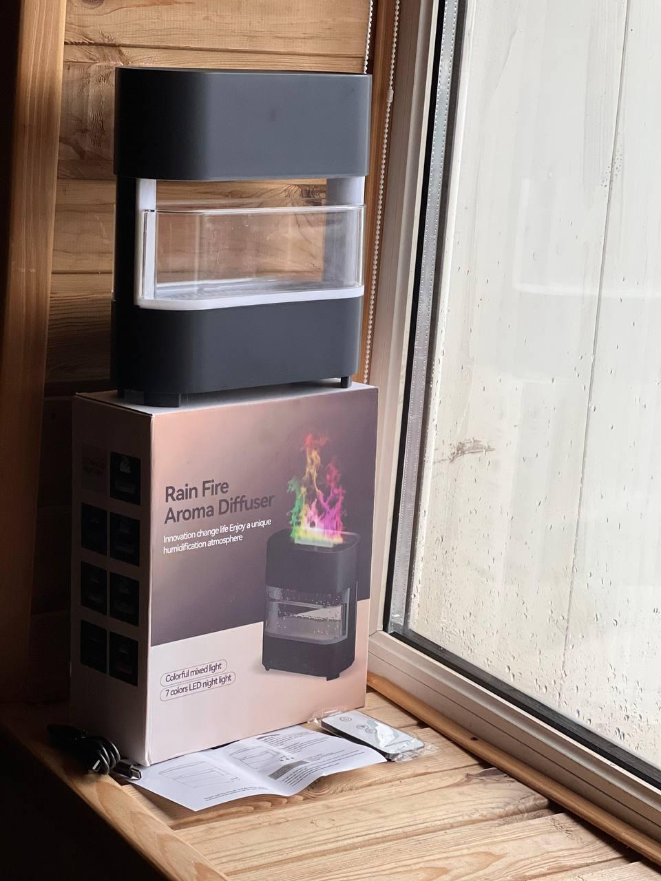 Зволожувач повітря з імітацією крапель дощу та полум'я AND LY-650, фото 1