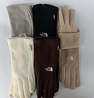 Жіночі сенсорні кольорові флісові рукавички на тонкому флісі (гуртом)