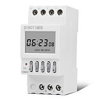 TU  TU Реле времени Sinotimer TM623, на DIN-рейку, ЖК-экран, программируемый, 16А, 220V, 82х68х35мм