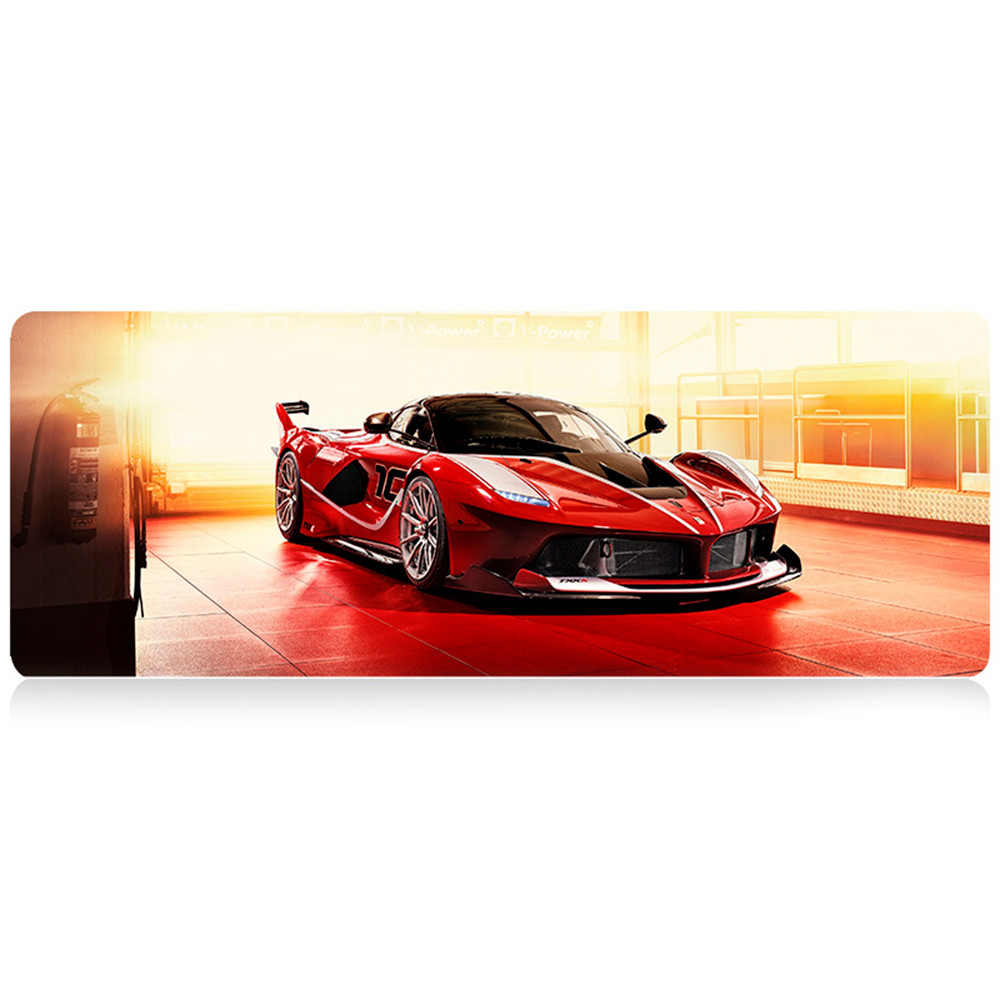 TU TU Коврик 300*700 тканевой Ferrari FXX K с боковой прошивкой, толщина 2 мм, Red, Пакет