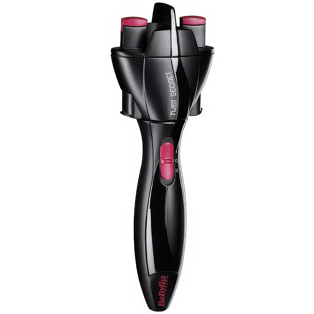 Плойка для плетіння кісок BaByliss Twist Secret DMC Чорно-рожева Плойка для укладання волосся, фото 1