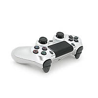 TU  TU Геймпад Brazzers беспроводной для PS4 Wireless DUALSHOCK 4, разъем для наушников, LED light bar, Silver-White, 3.7V,
