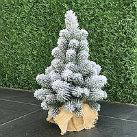 Ялинка 50 см Premium засніжена лита в мішковині HVOYA