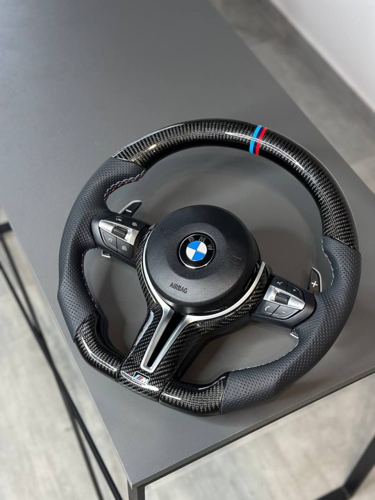 Кермо для автомобіля BMW M paket спортивний новий з подушкою та пелюстками для всього модельного ряду BMW f серії