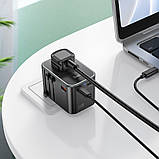 TU TU Сетевое зарядное устройство Hoco AC17 USB/ 2 PD Type-C 65W black, фото 2