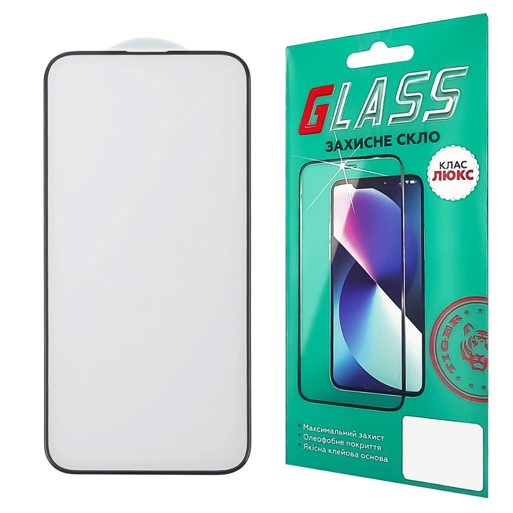 TU TU Защитное стекло для Apple iPhone 15 Pro Max (0.3 мм, 4D чёрное) Люкс, фото 1