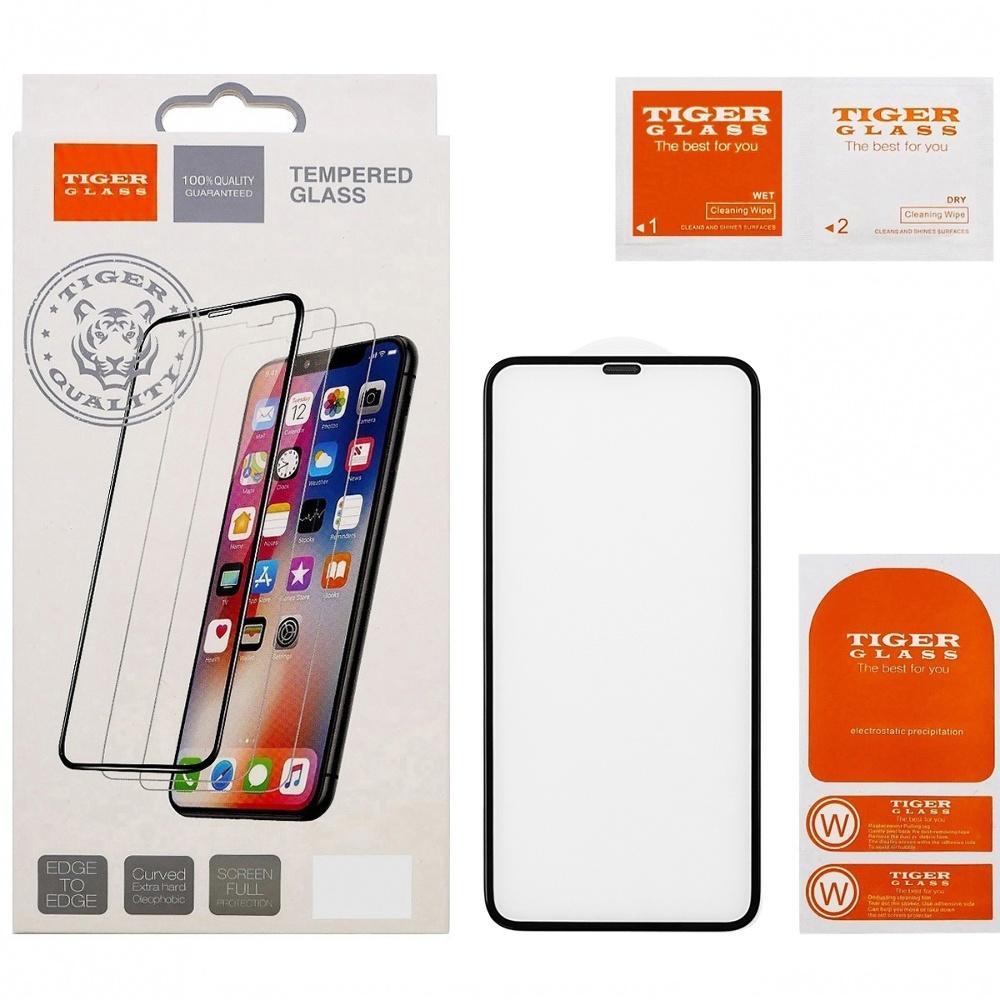 TU  TU Защитное стекло TigerGlass для Apple iPhone XS Max/ 11 Pro Max (0.3 мм, 3D чёрное), фото 1