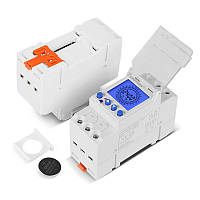 TU  TU Реле времени Sinotimer TM929AK, на DIN-рейку, LCD,  программируемый, сменная батарея, 16А, 230V, 87х65х36 мм
