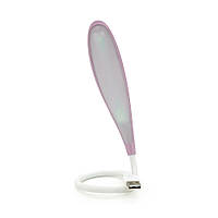 TU  TU Фонарик гибкий LED USB, 14Led, Good Quality, Pink, Blister