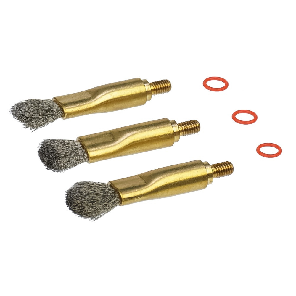 TU TU Набор насадок на проволочные щётки QianLi Steel Brush, стальные, под ручки с цанговыми зажимами QianLi и Mega-Idea (3 шт)