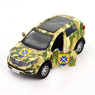 Автомодель серии «Шевроны Героев» Kia Sportage R «56 ОМПБр» TechnoDrive 250362M