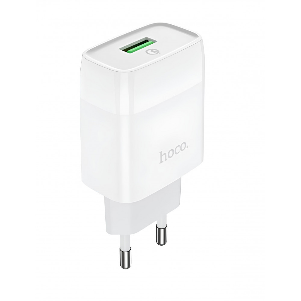 Home Charger | 18W | QC3.0 — Hoco C72Q — White, фото 1