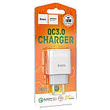 Home Charger | 18W | QC3.0 — Hoco C72Q — White, фото 2