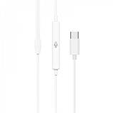 Навушники Type C з мікрофоном — Hoco M101 — Black, фото 3