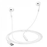 Навушники Type C з мікрофоном — Hoco M109 — White, фото 5