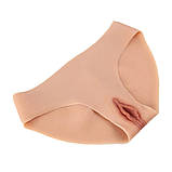 Силіконова вагіна труси стиль 1 Basic базова модель без катетера. Накладна вагіна, фото 5