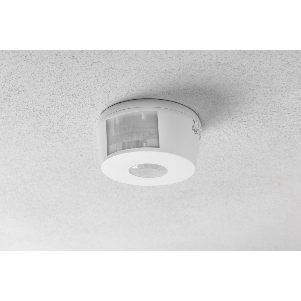 Датчик руху CR-21, макс.2000 Вт, AC220-240V, кут контакту 360*, радіус дії 30м ± 2,2-4м