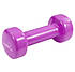 Гантель вінілова PowerPlay 4125 Achilles 0.5 кг. Рожева (1 шт.), фото 3