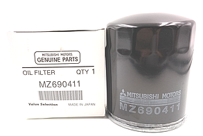 Фільтр масляний, оригінал OEM MZ690411 Митсубиси L200, Паджеро, Паджеро Спорт 1986-
