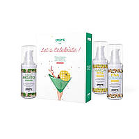 Набір розігрівають масажних масел EXSENS Lets Celebrate (3х30 мл): Піна Колада, Мохіто і Маргарита