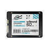 Накопичувач SSD Wibrand Caiman 512GB 2.5" 7mm SATAIII Bulk, фото 4